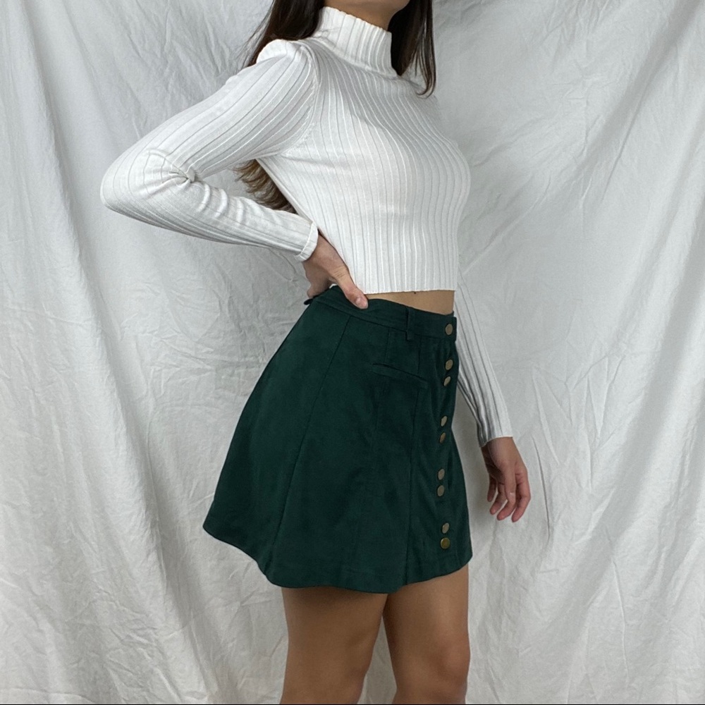 Zara Faux Suede Skirt